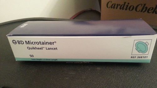New BD Microtainer Quikheel Lancets #368101 50/bx