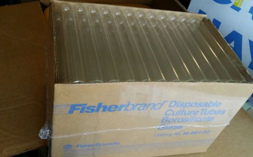 FISHER BRAND DISPOSABLE CULTURE TUBES 18mm/150mm CAT NO.:14-961-32