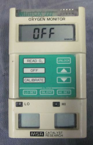 MSA Miniox III Oxygen Monitor