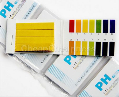 New 80 litmus paper test strips alkaline acid ph indicator a pack us ds for sale