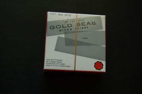 Rite-on Gold seal Blank Microscope micro  slides pre-cleaned coated plain lint
