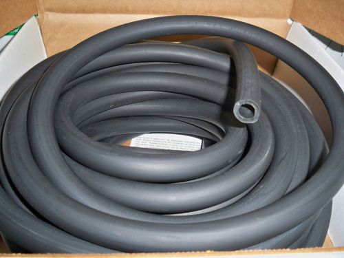 50 Continuous Feet &gt;&gt; 3/8&#034; ID x 1/8&#034; w x 5/8&#034; OD &lt; Latex Rubber Tubing Black one