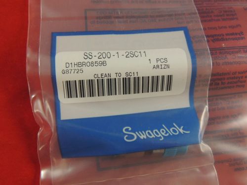 Brand new swagelok ss-200-1-2sc11 stainless vacuum fitting for sale