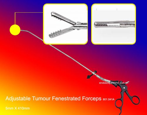 Brand New Adjustable Tumour Fenestrated Forceps Laparoscopy