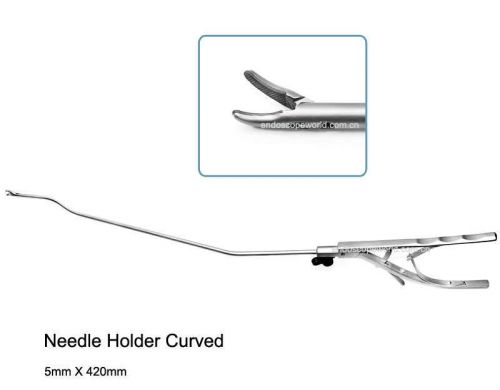 New Needle Holder Curved For Single Port Laparoscopy