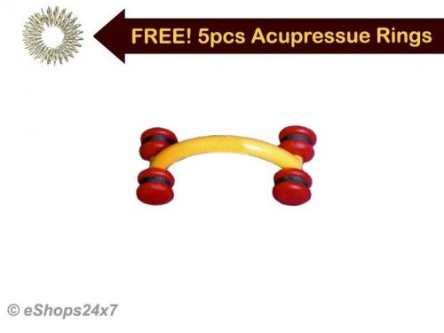 New Acu. Massager Magnetic Curved Soft Spine Roller - Backache,Spinal Troubl