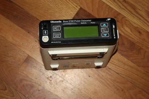Ohmeda Biox 3740 Pluse Oximeter SAO2 Mobile Patient Monitor Healthcare EG Lot 2