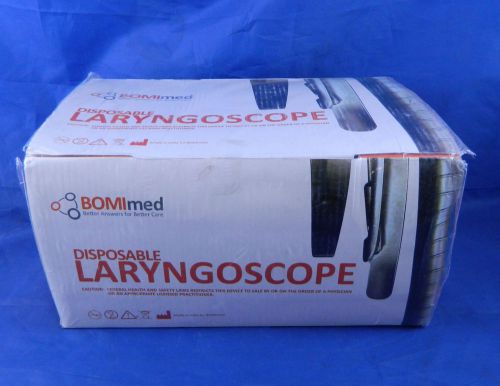 BomiMed Disposable Conventional Metal Laryngoscope Handles OL-132 C6 - 20 Pack