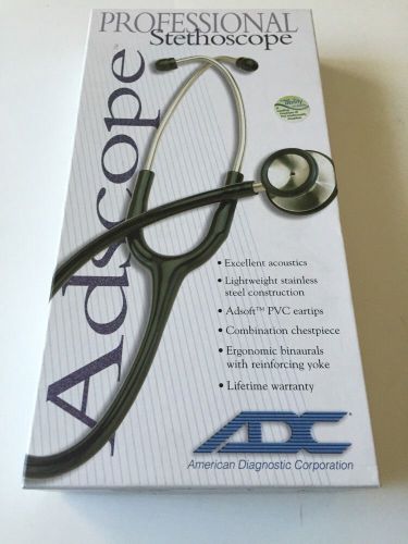 Adscope-lite professional Stethoscope.  Platinum. !!