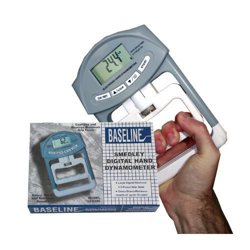 Baseline 12-0286 Electronic Smedly Hand Dynamometer, 200 lbs Capacity