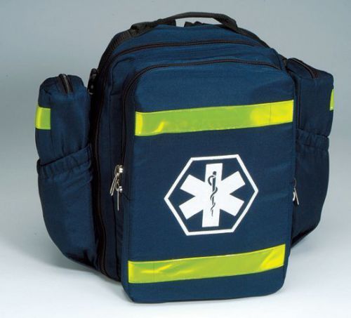 First responder ems emt o2 oxygen trauma backpack navy for sale