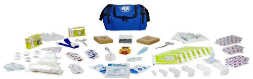 Blue Mini First Responder Paramedic Trauma Bag FULLY STOCKED