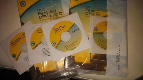Instructors Resource Kit First Aid CPR and AED CD &amp; DVD &amp; Student Package w/DVD