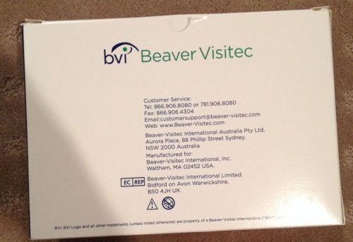 Beaver visitec 581049 eye surgical glide fichman 30x5mm 50/bx exp 2018 for sale