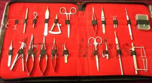 23 PC GLAUCOMA EYE MICRO MINOR SURGERY SURGICAL OPHTHALMIC INSTRUMENTS SET KIT