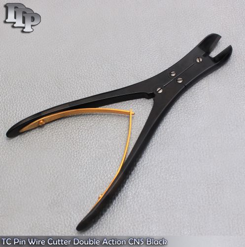 TC Pin Wire Cutter Black  Double Action CNS 7&#034; Orthopedic Surgical Instruments