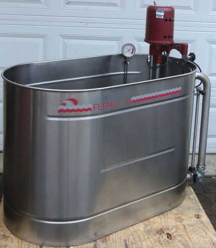 Ferno ille 680 stationary hydrotherapy extremities whirlpool 110 gallon tub tank for sale