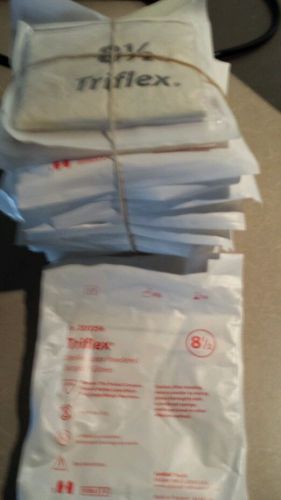 Triflex sterile latex powdered surgical gloves size 8.5 lot of 17pr 2d7255 for sale