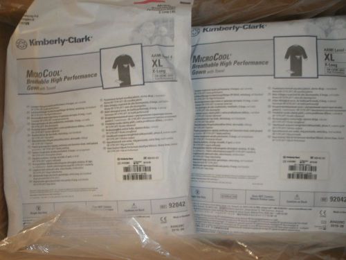 30 Kimberly-Clark MicroCool Breathable High Performance Gown AAMI Lev 4 XL Xlong