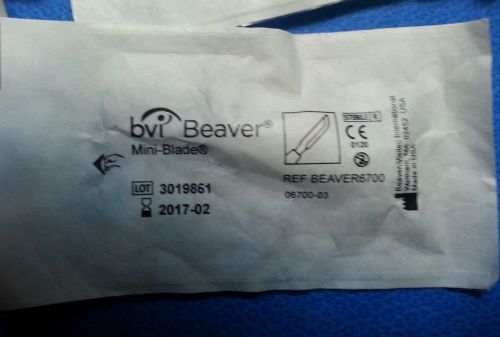 BEAVER Mini-Blade  BEAVER6700 - Blue - In Date - QTY 15