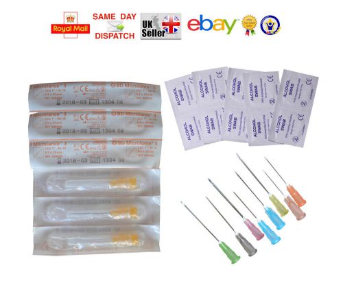 10 15 20 25 30 40 50 bd needles + swabs 25g 0.5x25 orange ciss ink fast cheapest for sale