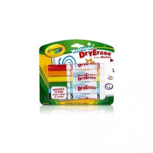 Crayola 6ct Dry Erase Broad Line Washable Markers 98-5806
