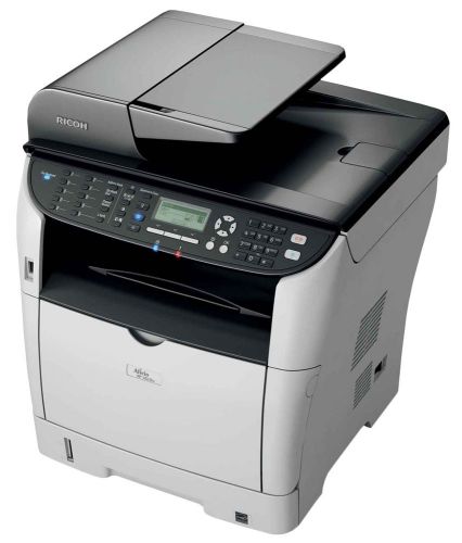 Ricoh sp3500sf laser fax, copier, printer, color scanner w/network for sale