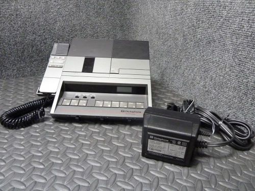 Ships free! dictaphone 3710 desktop cassette transcriber recorder incl mic &amp; ac for sale