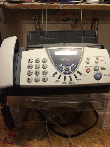 Brother Fax-575 Personal Fax Phone Copier Plain Paper and Stand