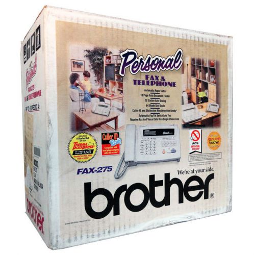 Brother personal fax and telephone fax275 for sale