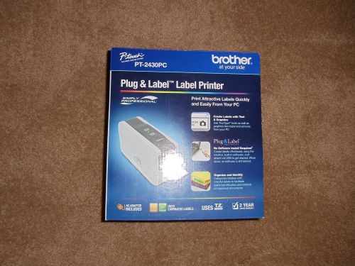 Brother P-Touch PT-2430PC Label Thermal Printer Brand New in Sealed Box