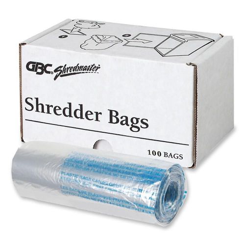 Swingline Poly Shredder Bags,Medium Up To 8 Gallon,100/Box,Clear [ID 156608]