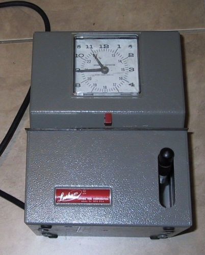 Lathem 2121 Heavy Duty Time Recorder Clock partially working - needs repair