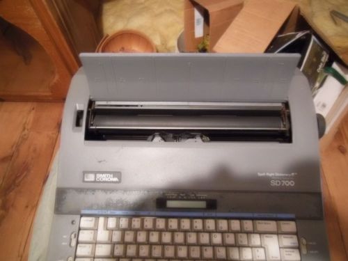 Smith corona electric typewriter # sd-700 with keyboard cover good condition for sale