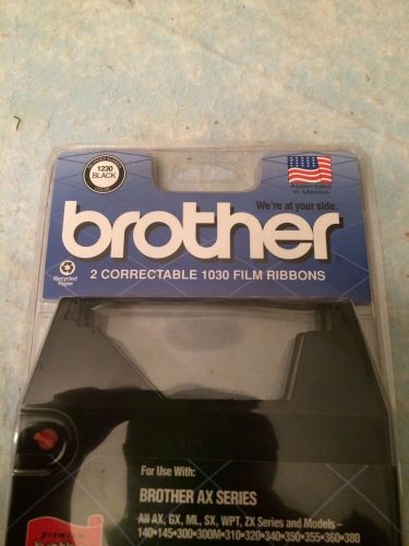 Brother Twin Pack Correctable 1030 Film Ribbons Typewriter 1230 Black AX Series