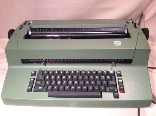 Vintage GREEN IBM Correcting Selectric II 2 Typewriter!