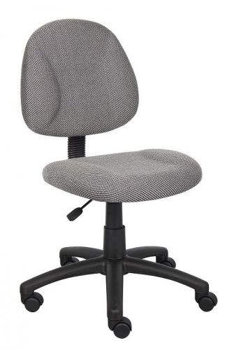 B315 boss gray deluxe posture office/computer task chair for sale