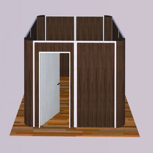 Sunwalls modular walls - 4 walled &#034;square&#034; shaped rounded upgrade 10x10 for sale