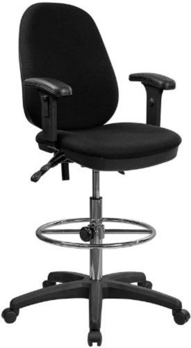 Flash furniture ergonomic multi-functional triple paddle drafting stool with for sale