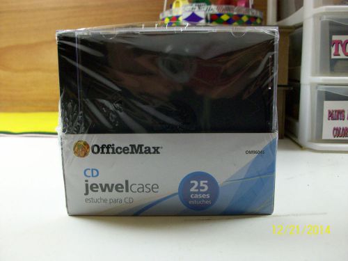 CD Jewel Cases Standard Size 25 Pack Officemax