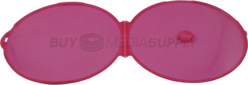 5mm Red Color Clamshell CD/DVD Case - 190 Pack