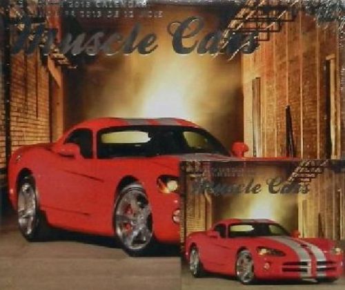 2013 Muscle CARS  Calender : Brand New : Free/Fast Same day S&amp;h-Out : Bid or buy