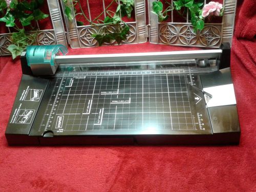 Staples 18&#039;&#039; limited space paper cutter multi function dial slide never used for sale