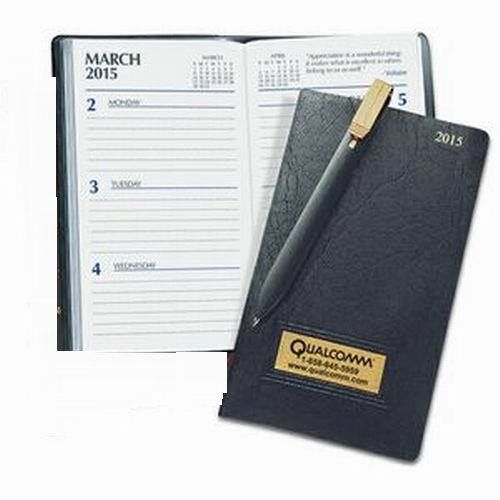 Lot of 12 Pieces - Deluxe Pocket Personal Planners w/Slimline Pen &amp; Calendar