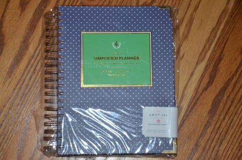 2015 Emily Ley Simplified Daily Planner Navy Dot SOLD OUT