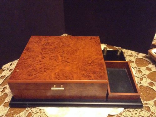 Fine wood desk organizer in one piece smells like pinewood 14&#034;x10&#034; taiwan for sale