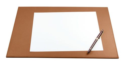 LUCRIN - Desk pad 17.5 x 10.8 inches - Smooth Cow Leather - Tan