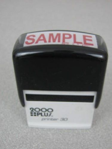 2000 Plus Self Inking Ink Stamp &#034;SAMPLE&#034;