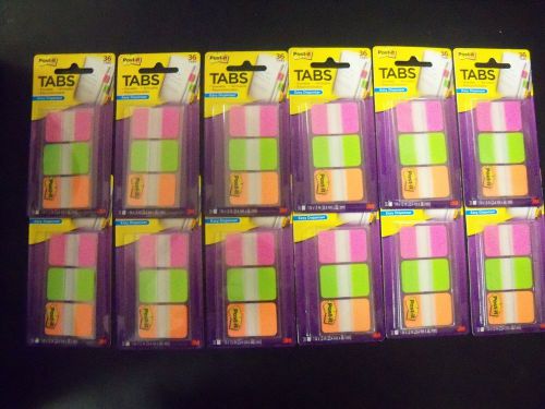 3m post-it durable filing tab, 1 x 1.5 in, 432 tabs total!!  (12 packs of 36) for sale