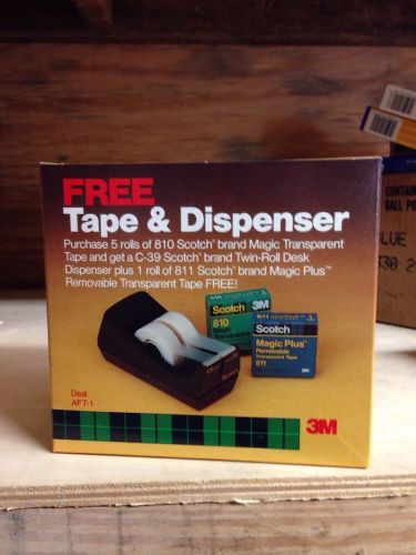 3M Tape And Dispenser Combo Deal - New Old Stock